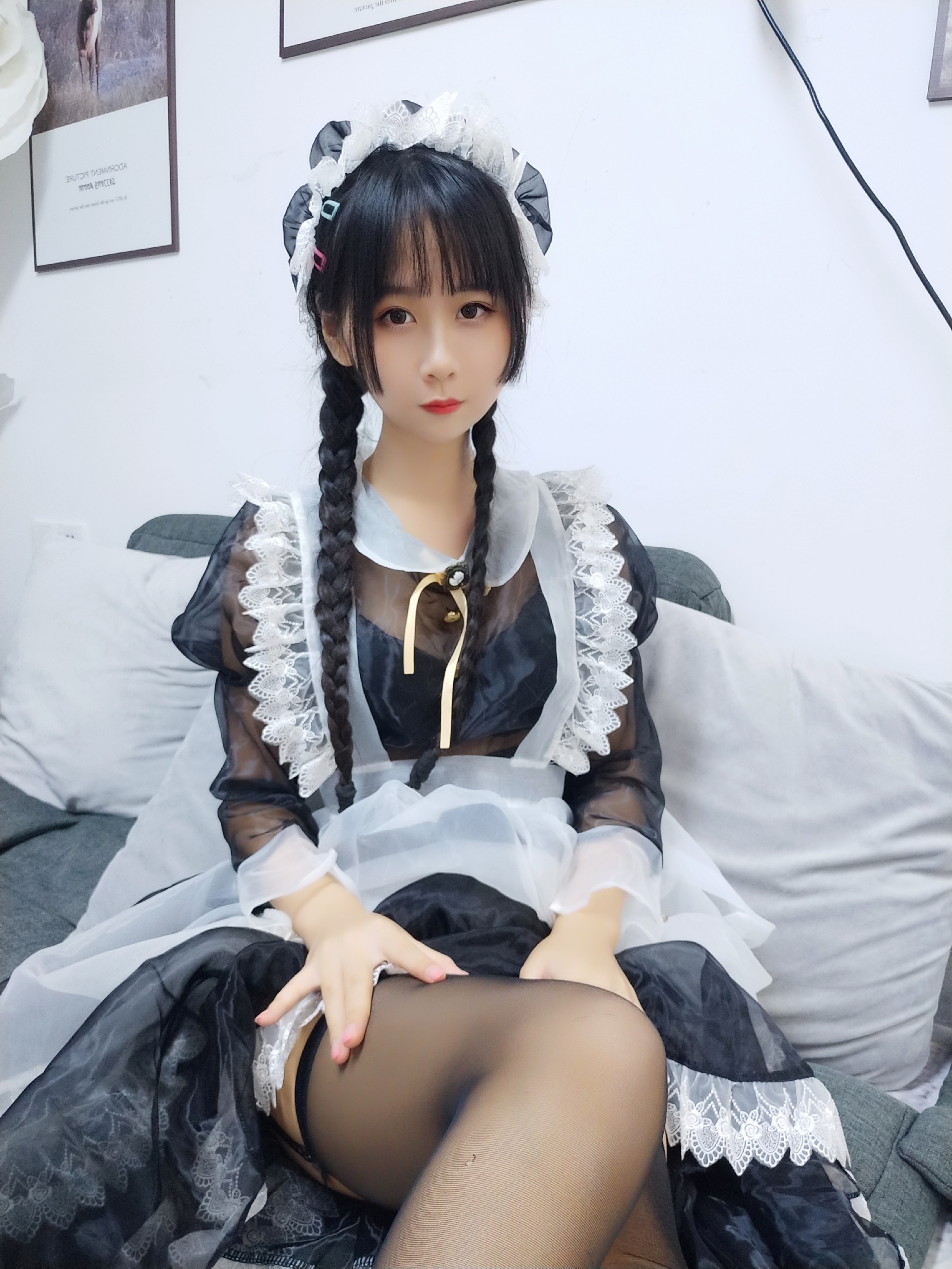 图片[1]-萌芽儿o0 – NO.004 透明女仆自拍 [26P]-XikXak